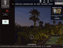 Tablet Screenshot of hotel-tigmiza-marrakech.com